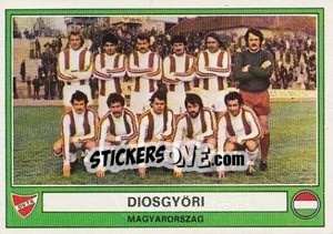 Cromo Diosgyöri(Team) - Euro Football 78 - Panini