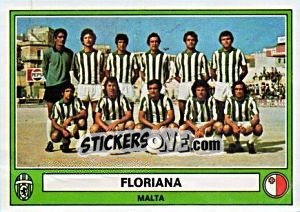 Cromo Floriana(Team) - Euro Football 78 - Panini