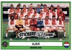 Sticker Ajax(Team) - Euro Football 78 - Panini