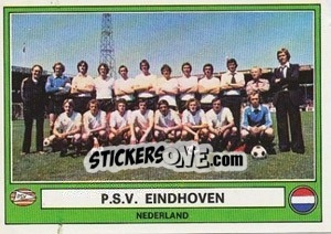 Sticker P.S.V. Eindhoven(Team) - Euro Football 78 - Panini