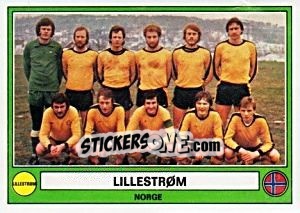 Cromo Lillestrom(Team) - Euro Football 78 - Panini