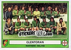 Cromo Glentoran(Team) - Euro Football 78 - Panini