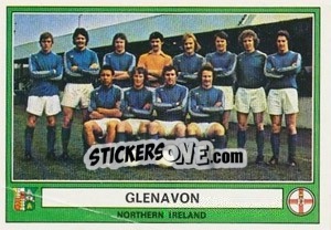 Cromo Glenavon(Team) - Euro Football 78 - Panini