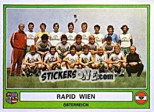 Sticker Rapid Wien(Team) - Euro Football 78 - Panini