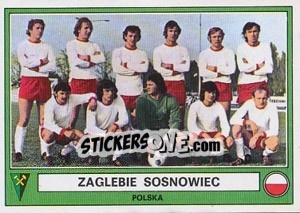 Cromo Zaglebie Sosnowiec(Team) - Euro Football 78 - Panini