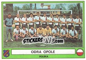 Cromo Odra Opole(Team) - Euro Football 78 - Panini