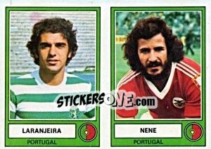 Figurina Laranjeira/Nene - Euro Football 78 - Panini