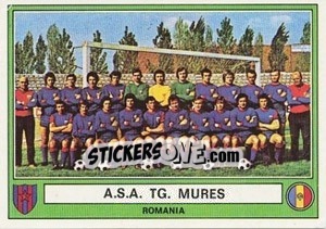 Sticker A.S.A. TG Mures(Team) - Euro Football 78 - Panini