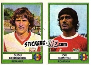 Figurina Georgescu/Dumitru - Euro Football 78 - Panini