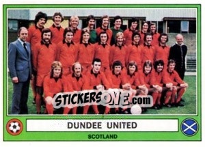 Sticker Dundee United(Team) - Euro Football 78 - Panini