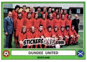 Cromo Dundee United(Team) - Euro Football 78 - Panini