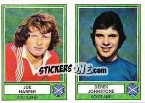 Cromo Harper/Johnstone - Euro Football 78 - Panini