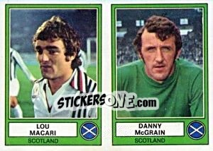 Sticker Macari/McGrain - Euro Football 78 - Panini
