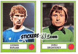 Sticker Burjak/Deghterev - Euro Football 78 - Panini