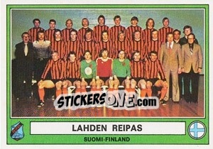 Cromo Lahden Reipas(Team) - Euro Football 78 - Panini