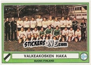 Figurina Valkeakosken Haka(Team) - Euro Football 78 - Panini