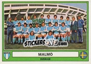 Cromo Malmö(Team) - Euro Football 78 - Panini