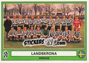 Figurina Landskrona(Team) - Euro Football 78 - Panini