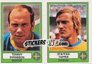 Sticker Svensson/Tapper - Euro Football 78 - Panini