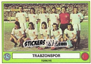 Cromo Trabzonspor(Team) - Euro Football 78 - Panini