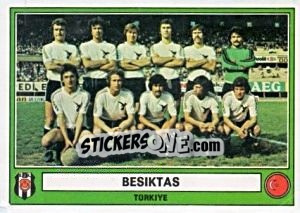 Figurina Besiktas(Team) - Euro Football 78 - Panini