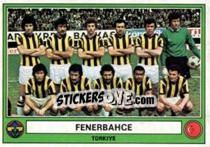 Figurina Fenerbahce(Team) - Euro Football 78 - Panini