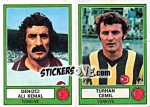 Sticker Ali Kemal/Cemil - Euro Football 78 - Panini