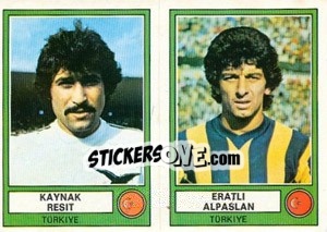 Sticker Resit/Alpaslan - Euro Football 78 - Panini