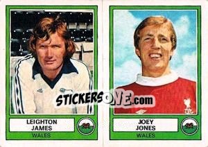 Figurina James/Jones - Euro Football 78 - Panini