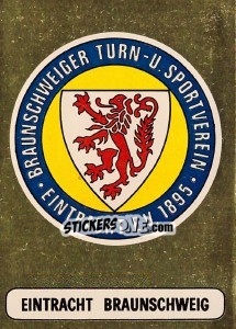 Cromo Eintracht Braunschweig - Euro Football 78 - Panini