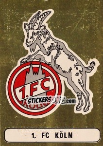 Sticker 1. FC Köln - Euro Football 78 n. P7 - Panini