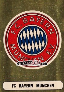 Sticker Bayern Munchen - Euro Football 78 - Panini