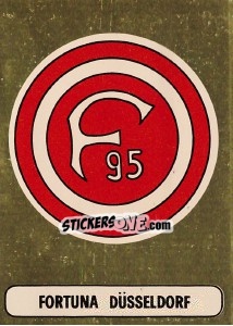 Sticker Fortuna Dusseldorf - Euro Football 78 - Panini