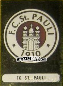 Sticker FC St. Pauli - Euro Football 78 - Panini