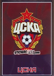Sticker ЦСКА - Эмблема - Russian Football Premier League 2016-2017 n. 3 - Panini
