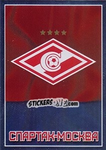 Sticker Спартак-Москва - Эмблема - Russian Football Premier League 2016-2017 - Panini