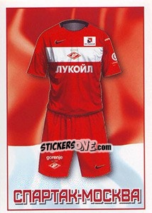 Sticker Спартак-Москва - Домашняя форма - Russian Football Premier League 2016-2017 - Panini