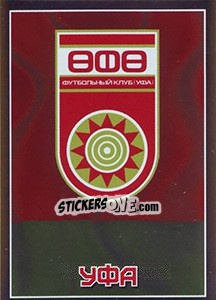 Sticker Уфа - Эмблема - Russian Football Premier League 2016-2017 - Panini