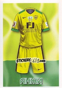 Sticker Анжи - Домашняя форма - Russian Football Premier League 2016-2017 n. 41 - Panini