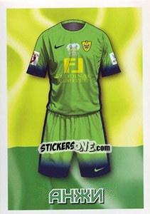 Sticker Анжи - Гостевая форма - Russian Football Premier League 2016-2017 n. 42 - Panini