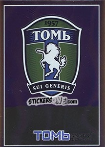 Sticker Томь - Эмблема - Russian Football Premier League 2016-2017 n. 46 - Panini