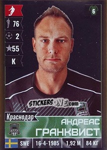 Sticker Андреас Гранквист / Andreas Granqvist