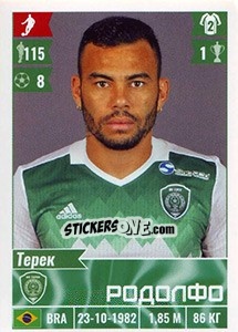 Sticker Родолфо - Russian Football Premier League 2016-2017 - Panini