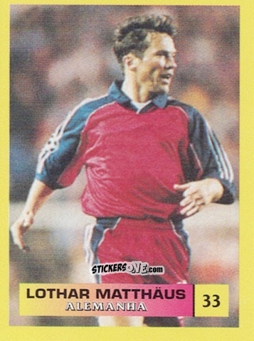 Sticker Lothar Matthäus - Mos Euro 2000 n. 33 - NO EDITOR