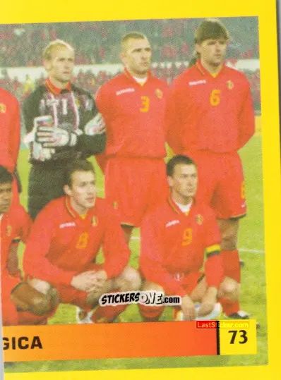 Sticker Equipe - Mos Euro 2000 n. 73 - NO EDITOR