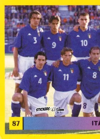 Sticker Equipe - Mos Euro 2000 n. 87 - NO EDITOR
