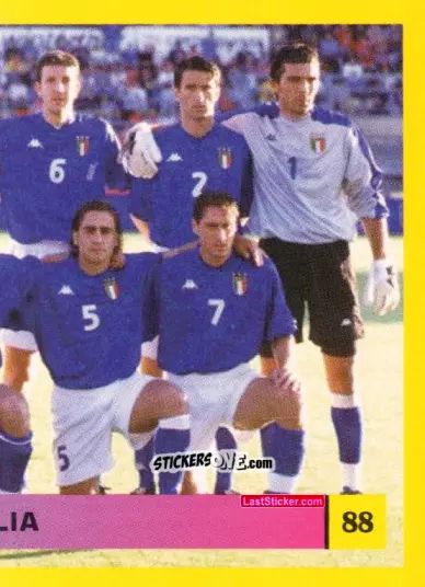 Sticker Equipe - Mos Euro 2000 n. 88 - NO EDITOR