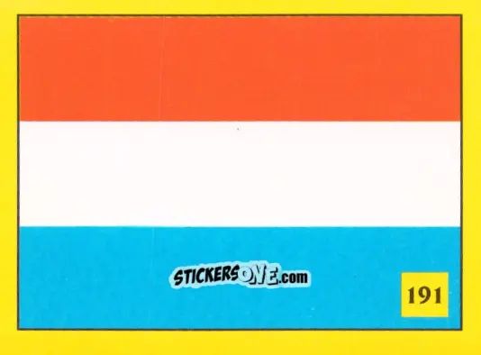 Sticker Bandeira - Mos Euro 2000 n. 191 - NO EDITOR