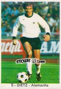 Cromo Dietz - Mundial 78 n. 5 - Acropole