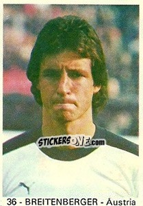 Sticker Breitenberger - Mundial 78 n. 36 - Acropole
